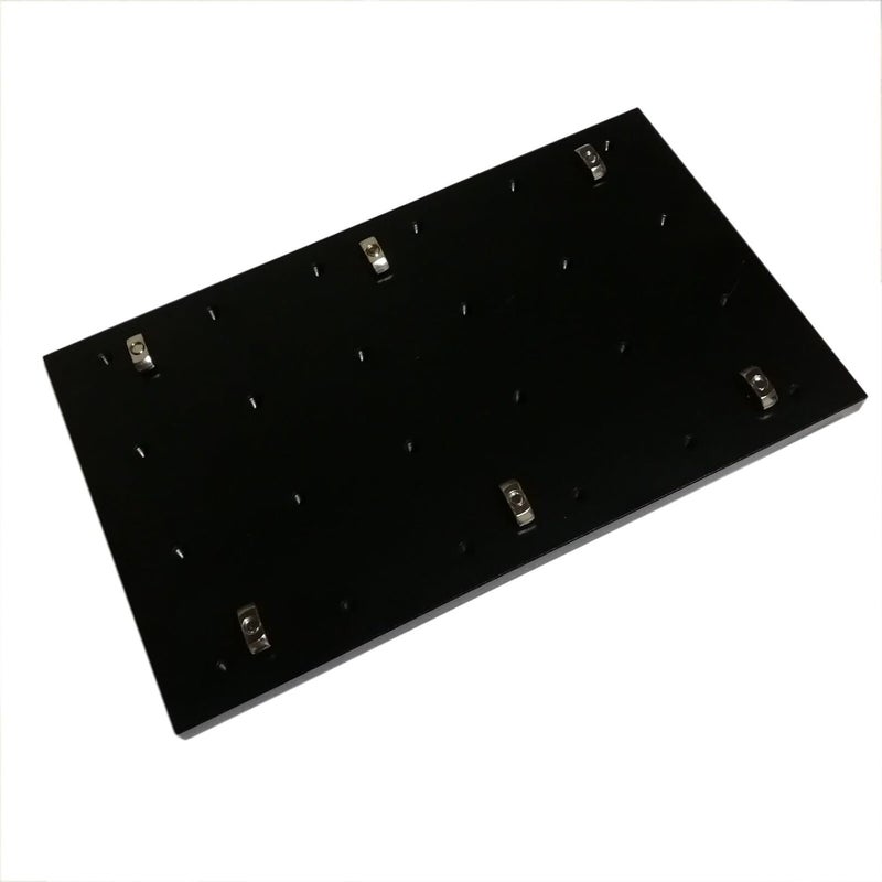 IKRANBIRD لوحة شبكية من سبائك الألمنيوم CNC لجهاز التوجيه CNC 3018، الحجم 30 × 18 × 1.2 سم، 24 ثقب برغي (M6 × 1) - Image 2
